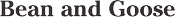 bean and goose logo